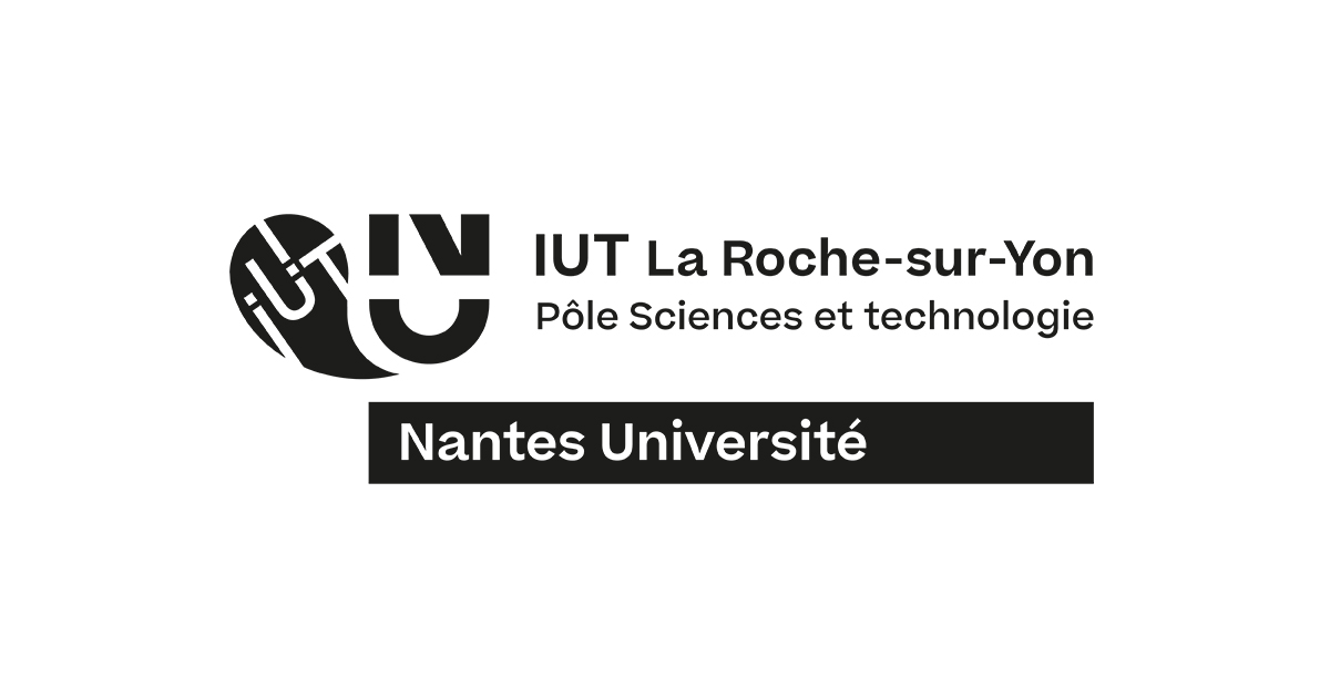 Logo : IUT de la Roche-sur-Yon Partenaire du Printemps du Livre